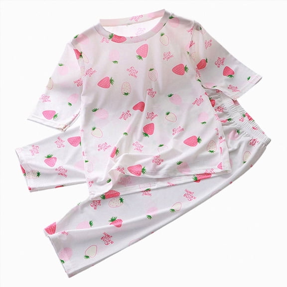 Organic Cotton Baby Long Sleeve Pajama Sets Toddler Boy Girl Sleepwear 6-12 Months 12-24 Months 2t 3t 4t 5t 6t 7t 8t 9t Children(Pink,12-18 Months)