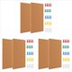 thumbnail image 1 of 3Conjunto Tablero de Anuncios de Corcho, Tablero de Anuncios Rectangular Pequeño para Pared, Tablero de Corcho Autoadhesivo para Oficina, Escuela y Hogar, 1 of 5