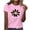 Pink, variant on BUIGTTKLOP T-Shir for Women Short Sleeved Top Round Neck Tshirt Graphic Print Summer Tees 2026