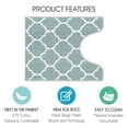 thumbnail image 2 of Sussexhome Toilet Mat - Machine Washable & Absorbent Bath Rugs for Bathroom Floor - Plush, Non Slip Bath Rug - Polyester & Cotton Bathroom Rugs with Printed Pattern Design - 20”x24" Bathroom Mats, 2 of 6