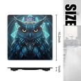 thumbnail image 2 of Bathroom Scale, Highly Accurate Digital Body Scale,Precisely Measures Weight up to 400 lbs-Wise Owl With Glowing Eyes And Sharp Feathers, 2 of 4