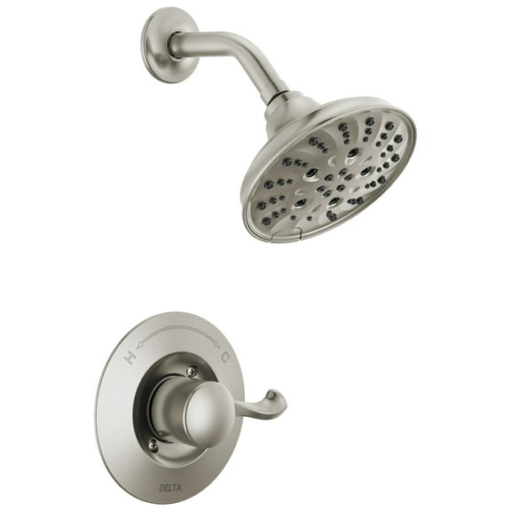 Delta 142897 Esato Monitor 14 Series Single Function Pressure Balanced Shower - Nickel