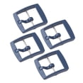 thumbnail image 4 of Shisuyan 4pcs 20mm Plastic Watch Band Buckle Watch Clasp Watch Accessories for Friends (Dark Blue), 4 of 8
