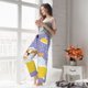 thumbnail image 5 of Balery Corgi Washing in Bathtub Pantalones de pijama para mujer, pijamas ultraligeros, pantalones de estar por casa-3X-Large, 5 of 6