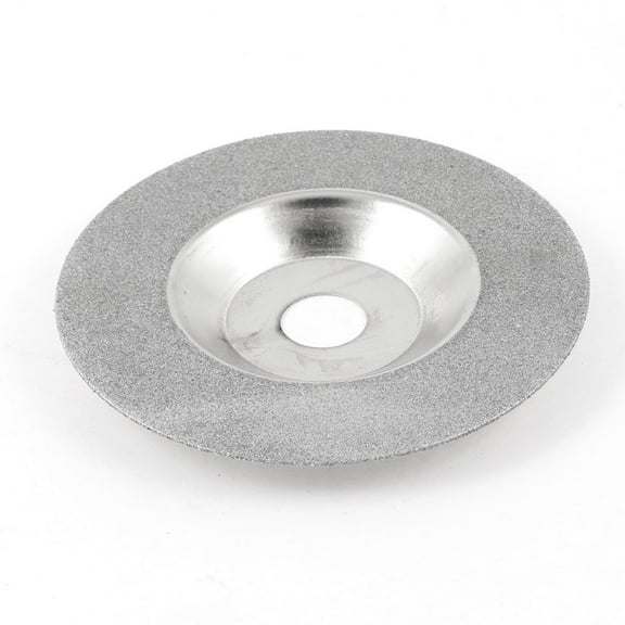 Unique Bargains 4" Diameter Resin Bond Diamond Cup Grinding Wheel Grinder Silver Tone