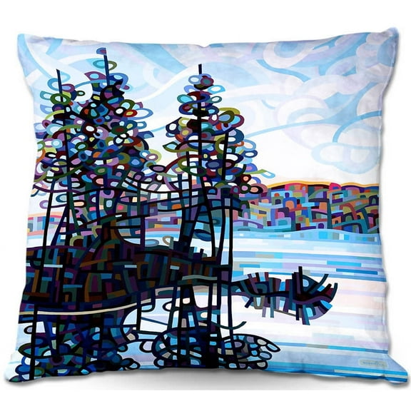 DiaNoche Designs Throw Pillows from Artist Mandy Budan - Haliburton Morning