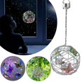 thumbnail image 1 of Colgante de mariposa, luz Solar, orbe de malla, adornos para interiores y exteriores, jardín (hy), 1 of 5