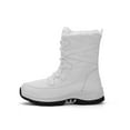 thumbnail image 2 of Women's Winter Snow Boots Waterproof Shoes Walking Comfortable Hiking Tennis Short Boots Furry Mid Warm Lightweight, 2 of 5
