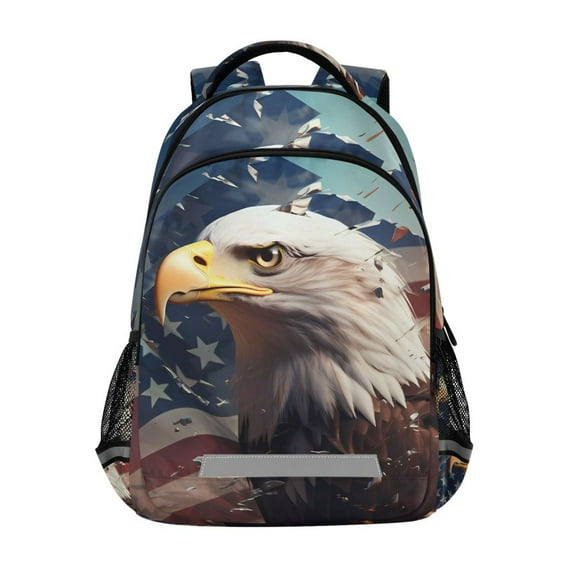 ALAZA An Eagle Backpack Elementary School Bag Bookbag Travel Rucksack