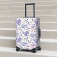 thumbnail image 5 of Uemuo Lavender Flowers Printed Washable Luggage Cover - Fashion Suitcase Protector Fits 18-32 Inch Luggage -X-Large, 5 of 9