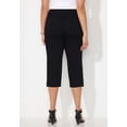 thumbnail image 2 of Catherines Women's Plus Size Tall Sateen Stretch Capri, 2 of 6