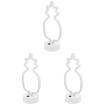 

TOYMYTOY 3pcs Neon Lamp Home Bedroom LED Neon Light Cartoon Neon Light Decoration No Battery