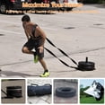 thumbnail image 3 of Entrenamiento de resistencia con práctica de velocidad de carrera, tensión con ejercicio de carrera con pesas, tensión con chaleco, arnés de trineo, 3 of 5