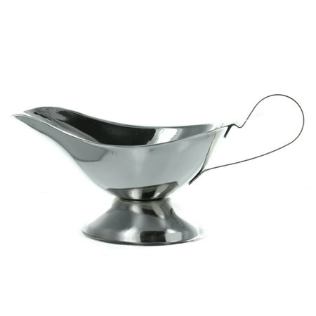 Stainless Steel Sauce Boat - 8oz Stainless Steel Sauce Gravy Boat Restaurant Grade K0807-02