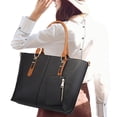 thumbnail image 6 of ZTTD Women's Tote Bags Fashion Lady Leather Four Piece Shoulder Bag Wallet Shoulder Bag Portable Crossbody Bag Women's Bag, 6 of 8