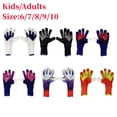 thumbnail image 2 of Guantes de portero para niños y adultos, guante de látex grueso, protección de fútbol, agarre fuerte Fivean unisex, 2 of 2