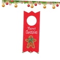 thumbnail image 3 of TEHAUX 1Pack Christmas Theme Door Handle Ornament Felt Multi-colored for Guests, 3 of 6