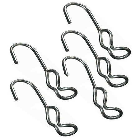 

S J Hooks 5 Piece Set Rubber Rope Hooks Double Eye Hooks TRRSJ For Canvas/Tarp