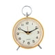 thumbnail image 2 of Reloj despertador silencioso Strade Fareast Limited de metal con luz nocturna naranja, 2 of 8