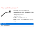 thumbnail image 2 of Front Left Rearward Control Arm - Compatible with 2007 - 2008 BMW 335xi, 2 of 2