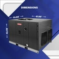thumbnail image 2 of Goodman 3.5 Ton 13.4 SEER2 60,000 BTU Gas Package Unit with Thermostat - R32 Downflow/Horizontal | 81% AFUE Natural Gas AC/Heating System, 2 of 7