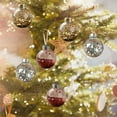 thumbnail image 4 of 6 Pack Christmas Ornaments,Clear Plastic Ornaments Balls,Clear Christmas Ornaments for Crafts,Acrylic Clear Fillable Christmas Tree Ornament Balls for DIY,Wedding,Party and Home Decoration (S-4CM), 4 of 6