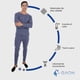 thumbnail image 3 of Pijama para Hombre Termica Casual Conjunto de 2 Piezas Playera y Pantalon Gris Gaon, 3 of 5