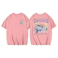 thumbnail image 4 of Womens Tshirts Oversize Loose Fit Short Sleeve Casual Casual Summer Summer Tops for Women Pink XXXL, 4 of 7