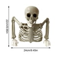 thumbnail image 2 of Realistic Half Skeleton Torso Halloween Haunted House Decoration Life Size Bone Prop for Indoor Outdoor Display, 2 of 7