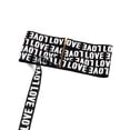 thumbnail image 5 of 1pc Women's Cool And Dark Street Style White Letter Printed Contrast Waist Belt, A Clothing Accessory For Personalized Dressing, 5 of 5