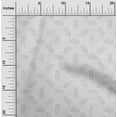 thumbnail image 2 of oneOone Cotton Poplin Light Gray Fabric Block Sewing Craft Projects Fabric Prints By Yard 56 Inch Wide, 2 of 6