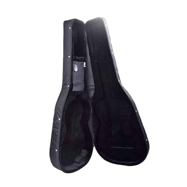 fastboy Folk Guitar Bag Hardshell with Foam Gig Lining Guitar Bag for Guitar Players Black 39in