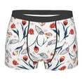 thumbnail image 5 of Uemuo Tulips Flowers Pattern Men's Boxer Briefs,Trunk Anti-Chafing,Comfortable, Durable, and Stylish Underwear-XX-Large, 5 of 9
