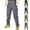 Black, variant on Men's Workwear Pants Elastic Waist Quick Drying Work Trousers Sports Outdoor Mountaineering Plus Velvet Training Joggers Pants with Multi Pocket Black L