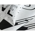 thumbnail image 4 of Ambesonne Live Laugh Love Quilted Bedspread Set 3 Pcs, Words Hipster, Queen Size, Black and White, 4 of 5