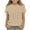 Khaki, variant on fatyb Girls Boys Summer Tops Short Sleeve Crew Neck Tee Tops for Kids Unisex Lightweight Casual Tshirts