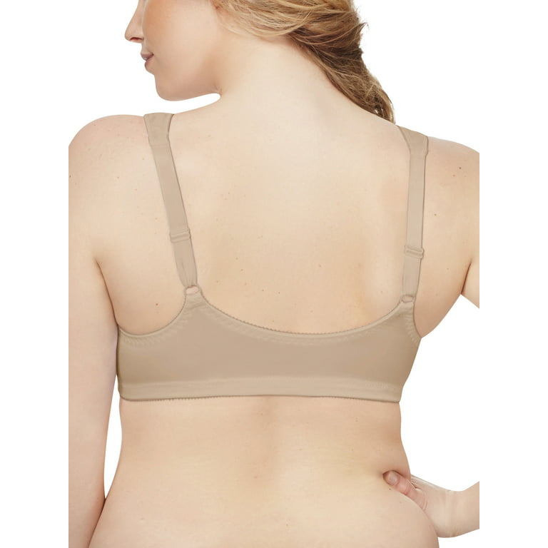 JUST MY SIZE Women's Easy On Front Close Wirefree Bra MJ1107, Nude -  2-Pack, 40D : : Clothing, Shoes & Accessories