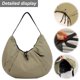 thumbnail image 5 of Bolso Hombro Informal Plisado Gran Capacidad Likrtyny Verde Militar, 5 of 9