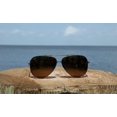 thumbnail image 2 of Flying Fisherman Crew Polarized Sunglasses - Copper/Amber, 2 of 7