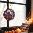 thumbnail image 4 of Halloween Sun Catcher Spooky Stained Round 2D Acrylic | Window Sun Catcher for Door Entrance Wall Tree Branch Balcony Porch Garden Living Room Bedroom B, 4 of 8