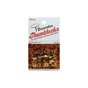 Moore Thumb Tack Decorative Brass 60pc