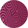 thumbnail image 1 of Ahgly Company Indoor Round Patterned Crimson Red Area Rugs, 5' Round, 1 of 6