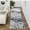 Blue, variant on Luxe Weavers Modern Marble Swirl Blue 6x9 Area Rug for Bedroom, Metallic Abstract Carpet