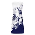 thumbnail image 2 of Vestido de Verano para Mujeres, Moda Color Sólido Bolsillo sin Mangas Vestido Casual Cuello en V Hecho de Poliéster Ligero para Primavera Verano, Vestido de Verano Casual, 2 of 5