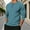 Sky Blue, variant on Mens Solid Blouses Tops Athletic Stretch Slim Fit T-Shirts Raglan Long Sleeve Tops Lightweight Comfy Oversized Blouses Gym Traning Track Joggers Blouses