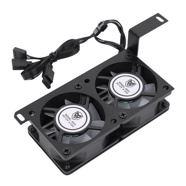 Likrtyny Ventilador refrigeración ruido 1000-3000RPM 5V para DDR/DDR2/DDR3/DDR4/DDR5 (negro)