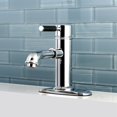 thumbnail image 2 of Kingston Brass KS7411DKL Robinet de Lavabo à Poignée Unique, Chrome, 2 of 2