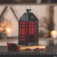 thumbnail image 2 of Gothic Halloween Lantern With Ruby Glass - Home Decor - 1 Piece, 2 of 2