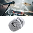 thumbnail image 1 of Ball Head Mesh Microphone Grille, Reduce Popping Sounds Stainless Steel Microphone Head Replacement Anti Dent Reduce Wind Sounds  for Mic Repairing, 1 of 8