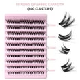 thumbnail image 3 of Womens Single Cluster False Lash Individual Eyelash for Eye Extension, 3 of 7